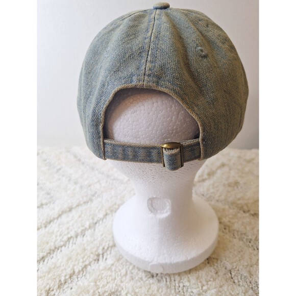 TWISTED X Denim Trucker Cap Adjustable Strap Logo Men's One Size Cotton WESTERN - Picture 4 of 8